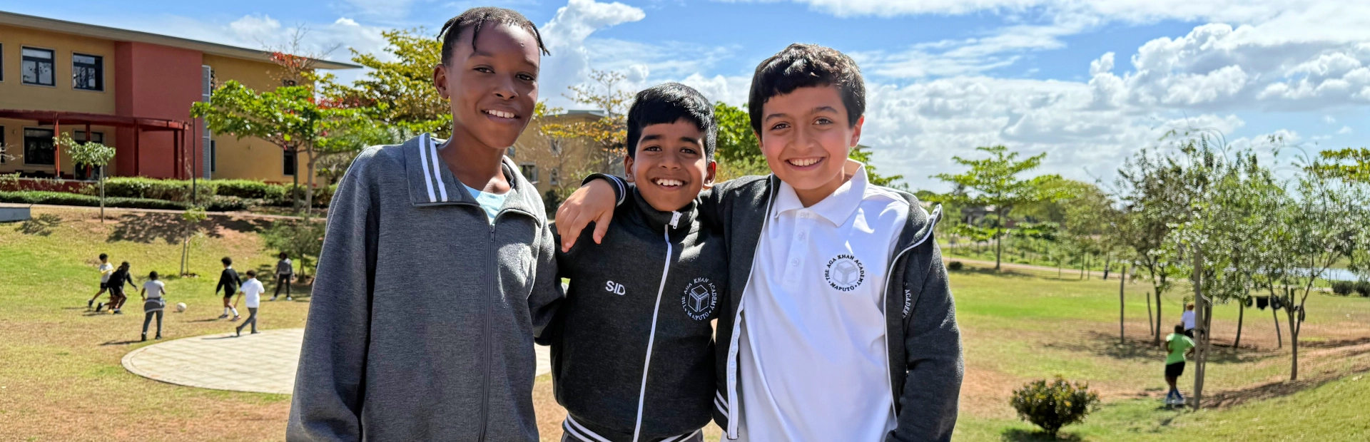 Students speak with university representatives during a university fair at AKA Dhaka.