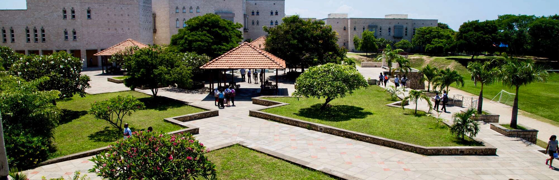 Overview of the campus from the Academic building.