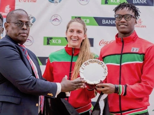 Students from AKA Dhaka playing football during the Inter-School Football Tournament 2024–2025.