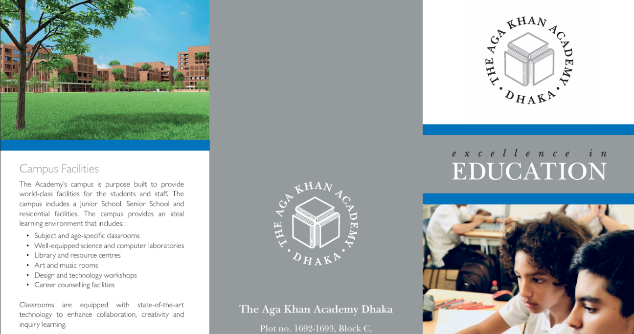 <p>The Aga Khan Academy Dhaka</p>