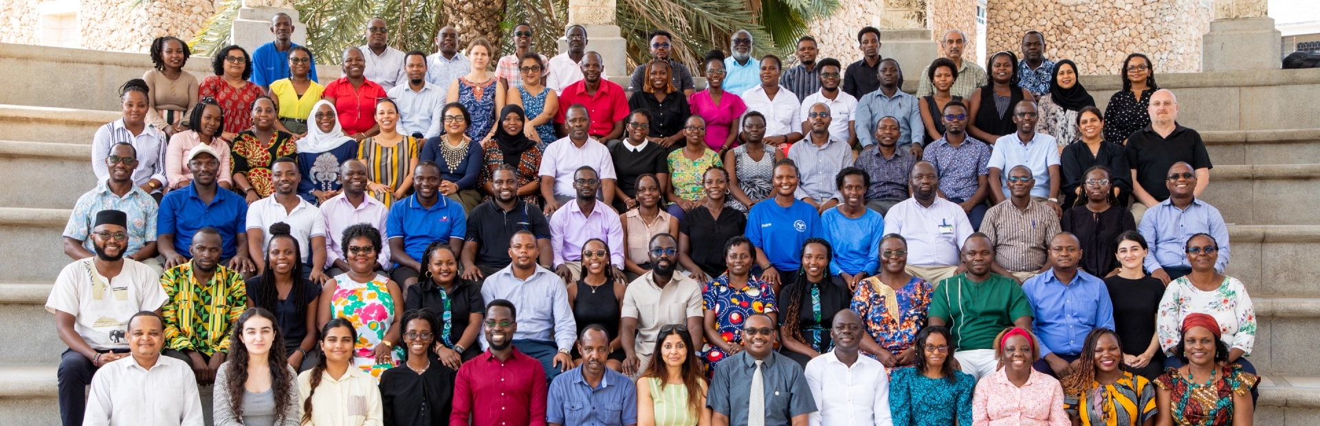  Faculty members at the amphitheatre.