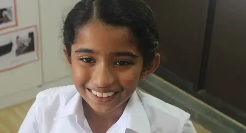 <p>Aanya Athota - Junior School's budding concert pianist</p>