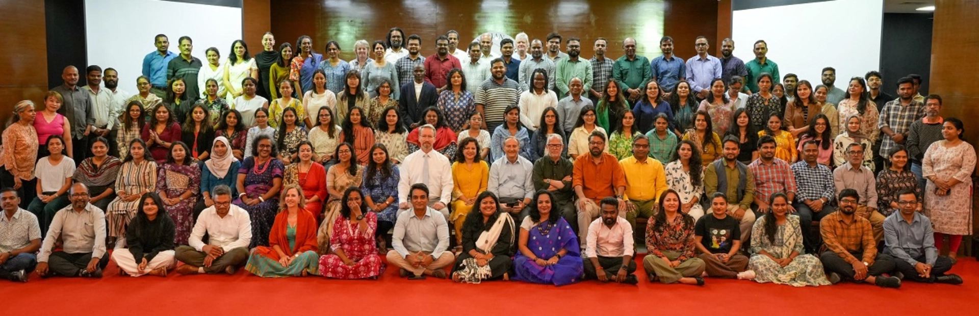 Staff of the Academy posing for a photo.