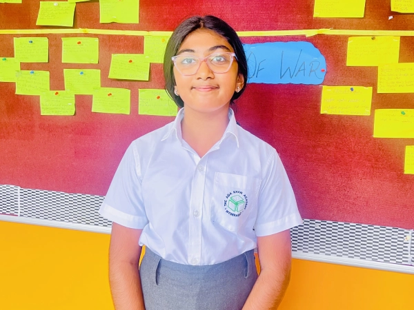 Grade 5 student Amanya Palicherla.