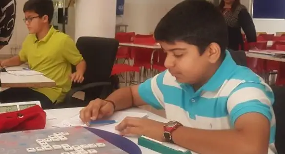 <p>Sian Virani – our very own budding Scrabble champion</p>