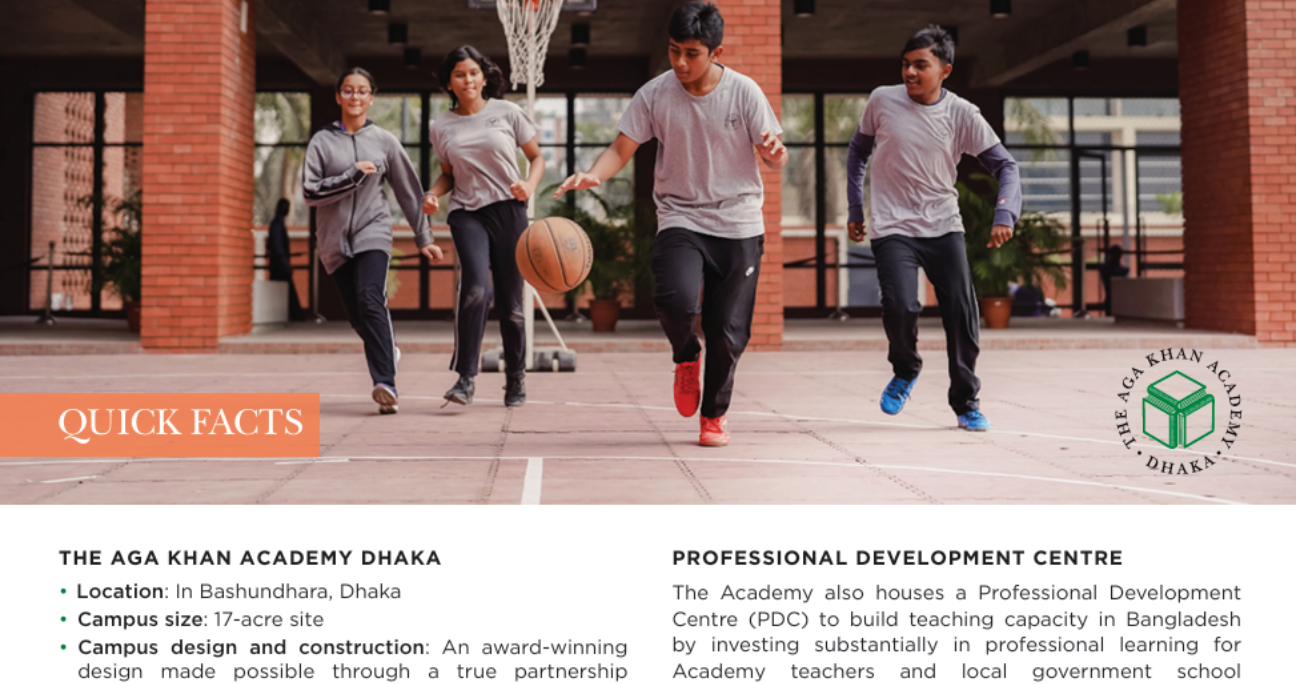 <p>Aga Khan Academy Dhaka Quick Facts Sheet</p>